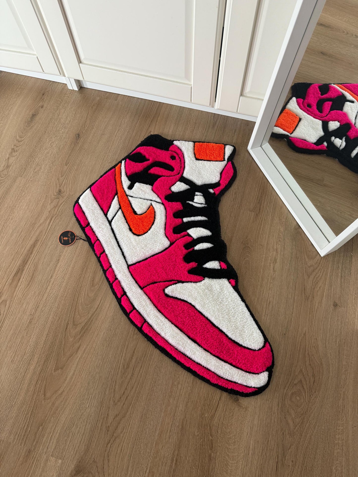 Hand Tufted Sneaker Rug: Custom Streetwear Rug (78x59cm)