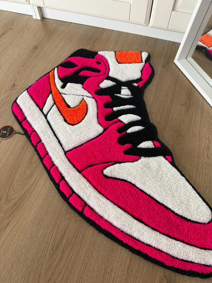 Hand Tufted Sneaker Rug: Custom Streetwear Rug (78x59cm)