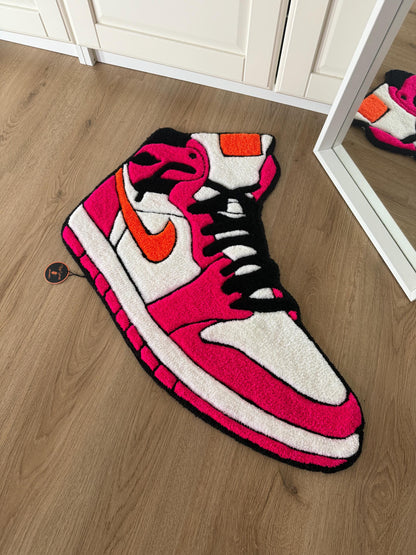 Hand Tufted Sneaker Rug: Custom Streetwear Rug (78x59cm)