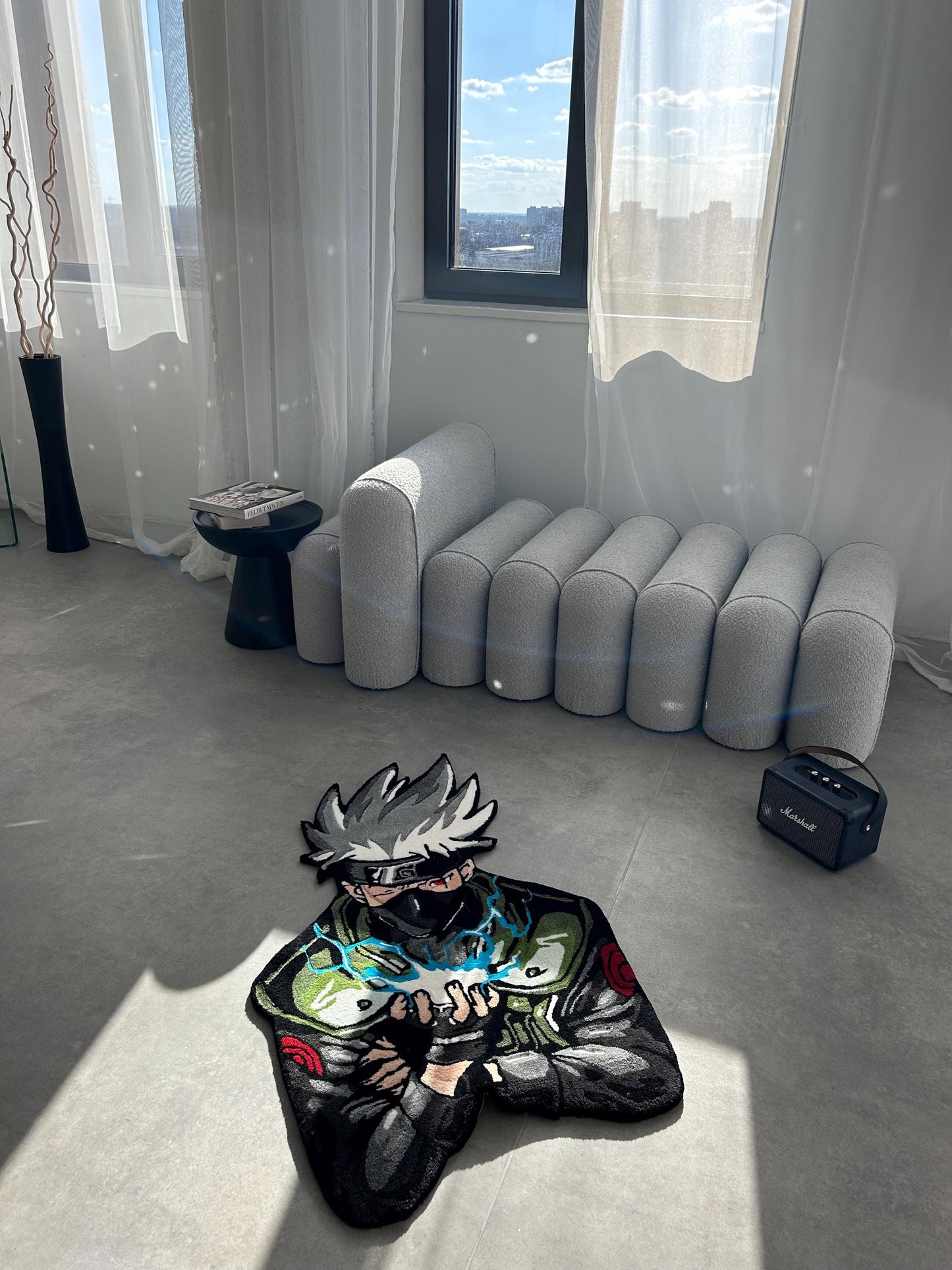 Handmade Anime Character Rug: Custom Home Decor