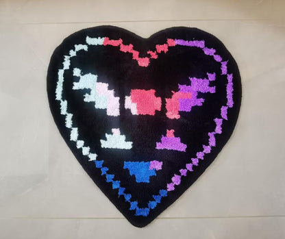 Deltarune Tufted Rug Custom Anime Game Design Knitting Handmade Non-slip Area Rugs Home Decor