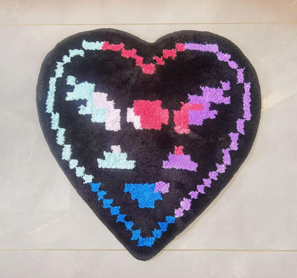 Deltarune Tufted Rug Custom Anime Game Design Knitting Handmade Non-slip Area Rugs Home Decor