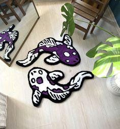 Custom Designed Hand-Tufted Rug Art