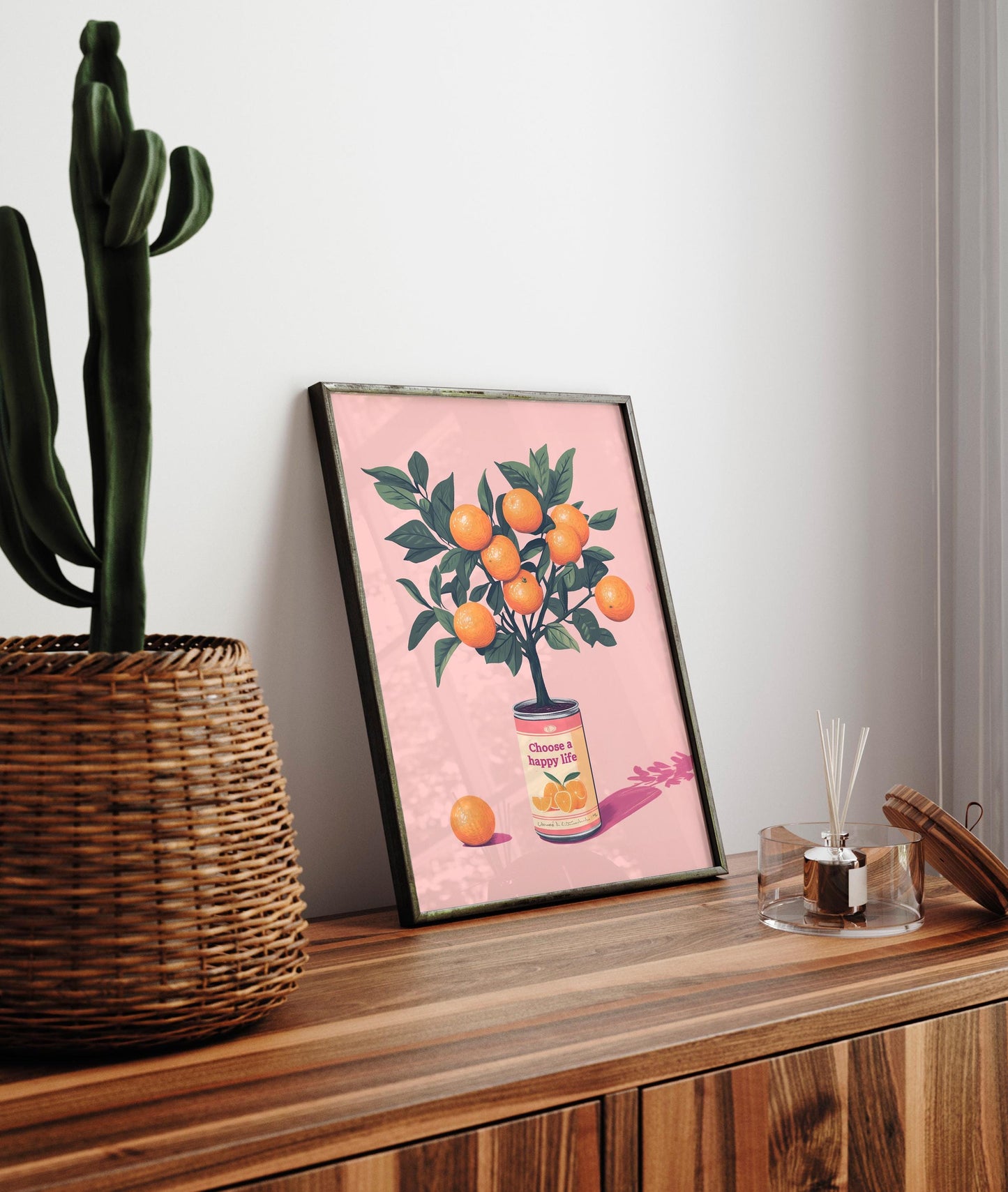 Choose a happy life, Pink aesthetic motivational poster, Happiness wall art, Self love wall art, Affirmations poster