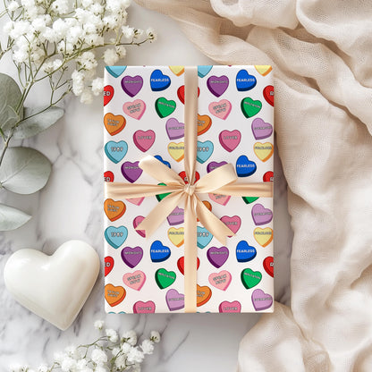 Taylor Valentines Gift Wrapping Paper: Swiftie Hearts Gift Wrap