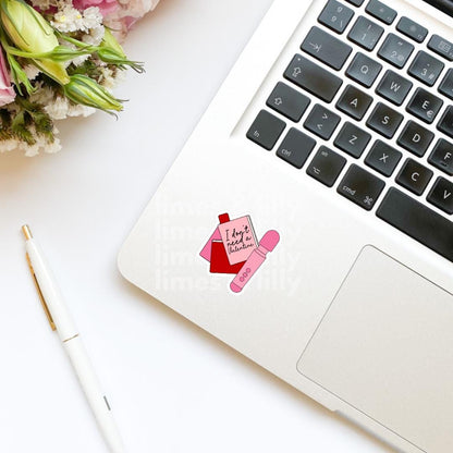 I Don’t Need A Valentine Vibe Self-Love Sticker | Valentine’s Day Sticker | Valentine Sticker | Kindle Stickers | Vinyl Sticker | Laptop |