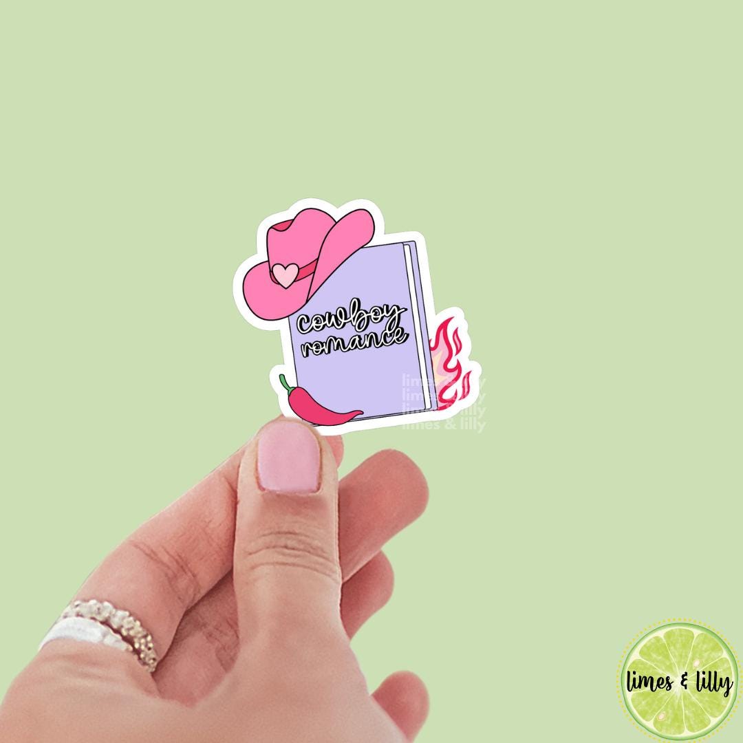 Cowboy Romance Book Sticker | Kindle Stickers | Bookish Stickers | Trendy Stickers | Western | Cowgirl | Romance Tropes | Spicy Romance