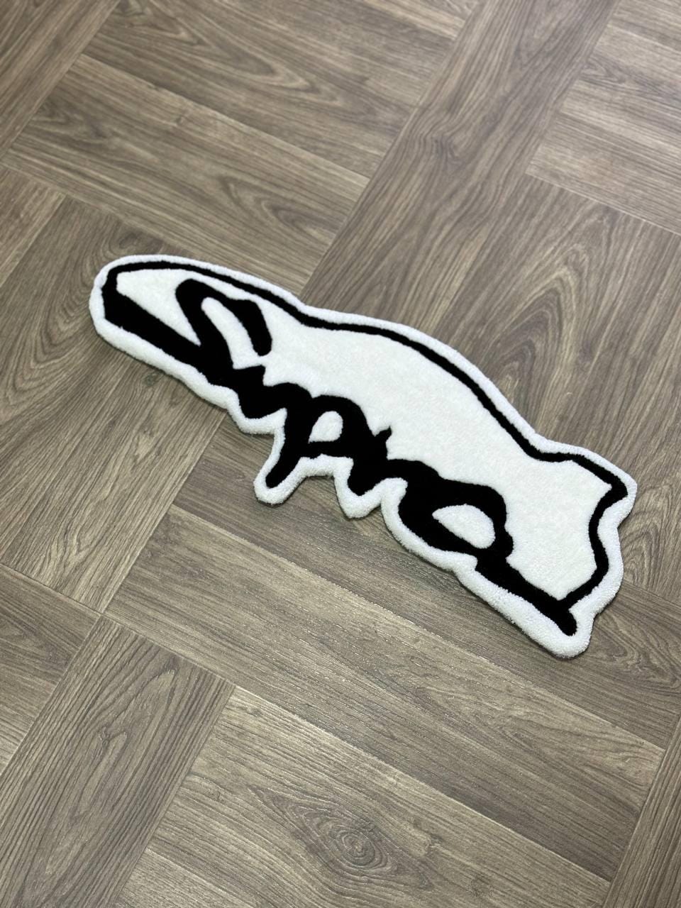 Custom Rug Tufted Rugs for bedroom aesthetic Gifts for him Car rugs Logo rug Toyota supra rug Man cave decor Garage decor Hotwheels rug jdm