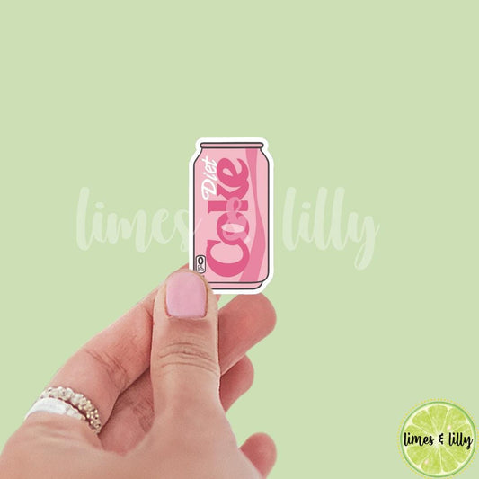 Pink Diet Cola Sticker | Soda Sticker |  Girly Sticker |  Kindle Sticker | Bookish Stickers | Trendy Stickers |