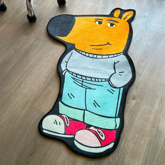 Chill Guy Rug Soft Polyester Carpet
