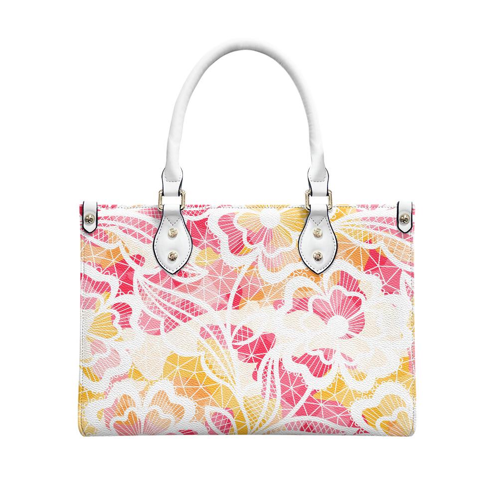 Ladies PU handbag With Floral Print,  PU Handbag, Women's Shoulder Bag, Shoulder Bag, Ladies Work Bag, Elegant Handbag, Versatile Bag