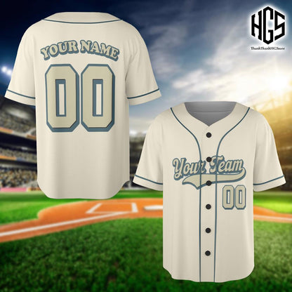 Personalized Team Name And Number Baseball Jersey, Custom Baseball Jersey Shirt, Vintage Baseball Jersey Uniform For Baseball Fans Lovers