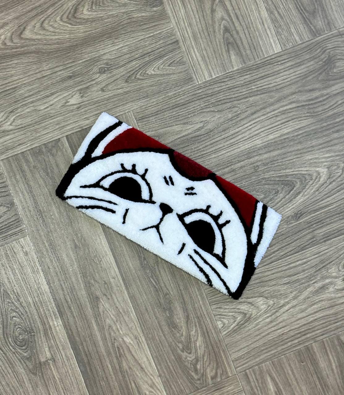 Keyboard tufted keyboard rug keyboard rest Custom rug keyboard turbo granny fuzzy desk carpet turbo cat rug cute rug lucky cat cool rugs