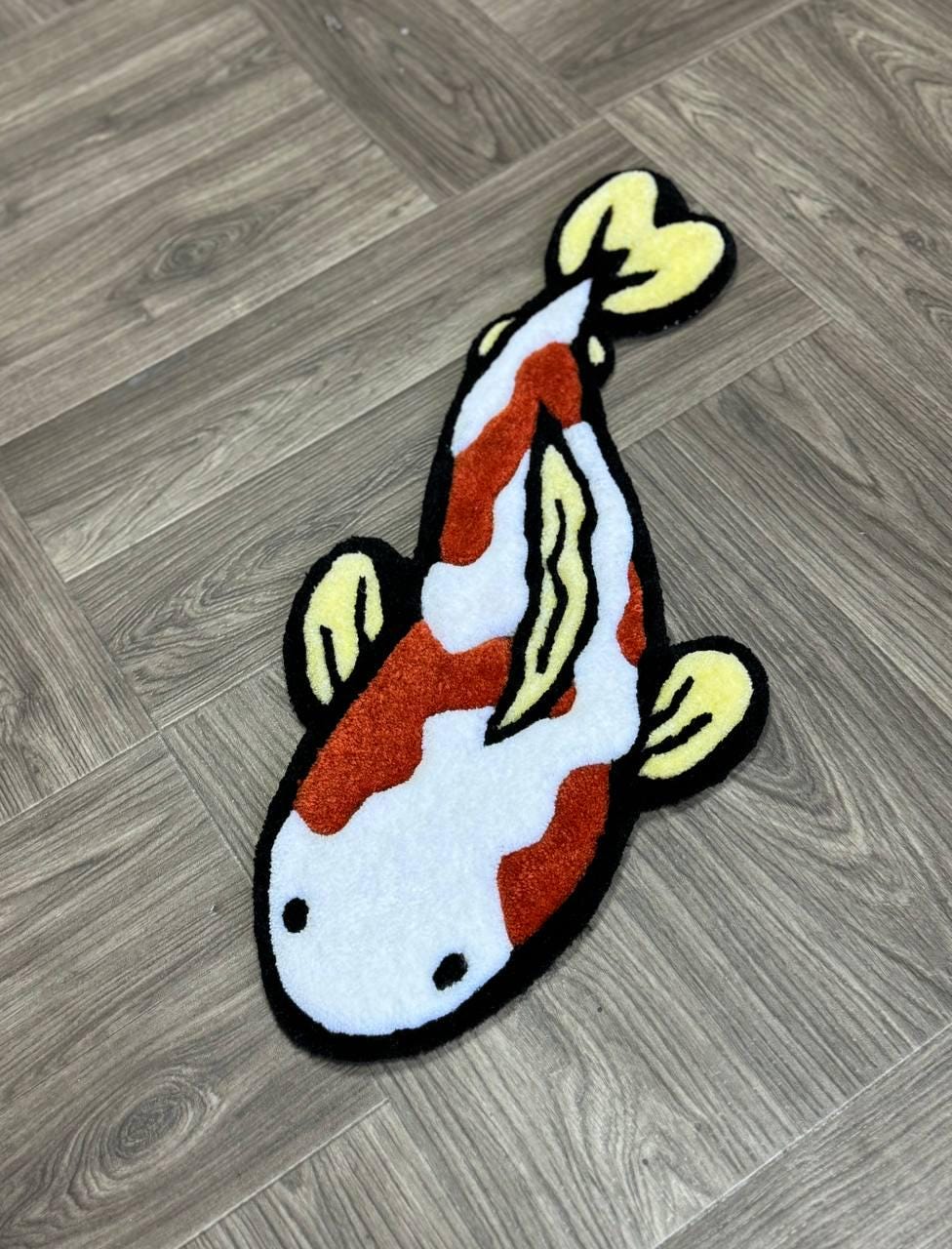 Koi fish rug Custom Rug Tufted Rugs for bedroom aesthetic fish rugs koi rug outdoor rug cool rug japanese rug living room rug home decor rug