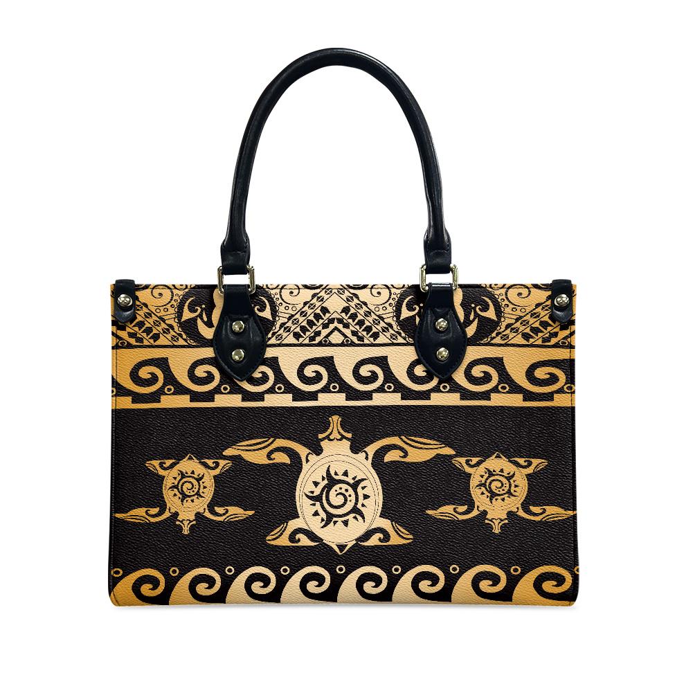 Ladies PU handbag With Sea Turtles, Women's Shoulder Bag, Everyday handbag, Ladies Work Bag, Elegant Handbag, Versatile Bag
