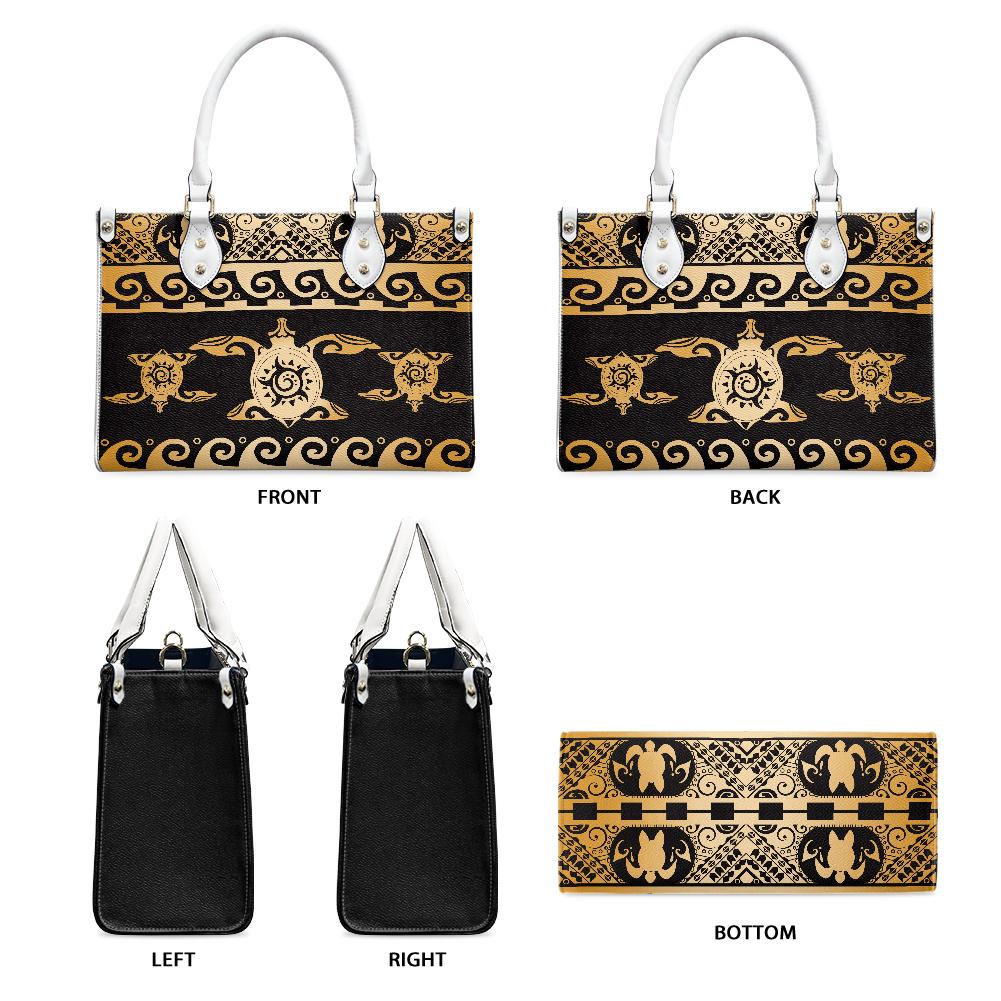 Ladies PU handbag With Sea Turtles, Women's Shoulder Bag, Everyday handbag, Ladies Work Bag, Elegant Handbag, Versatile Bag