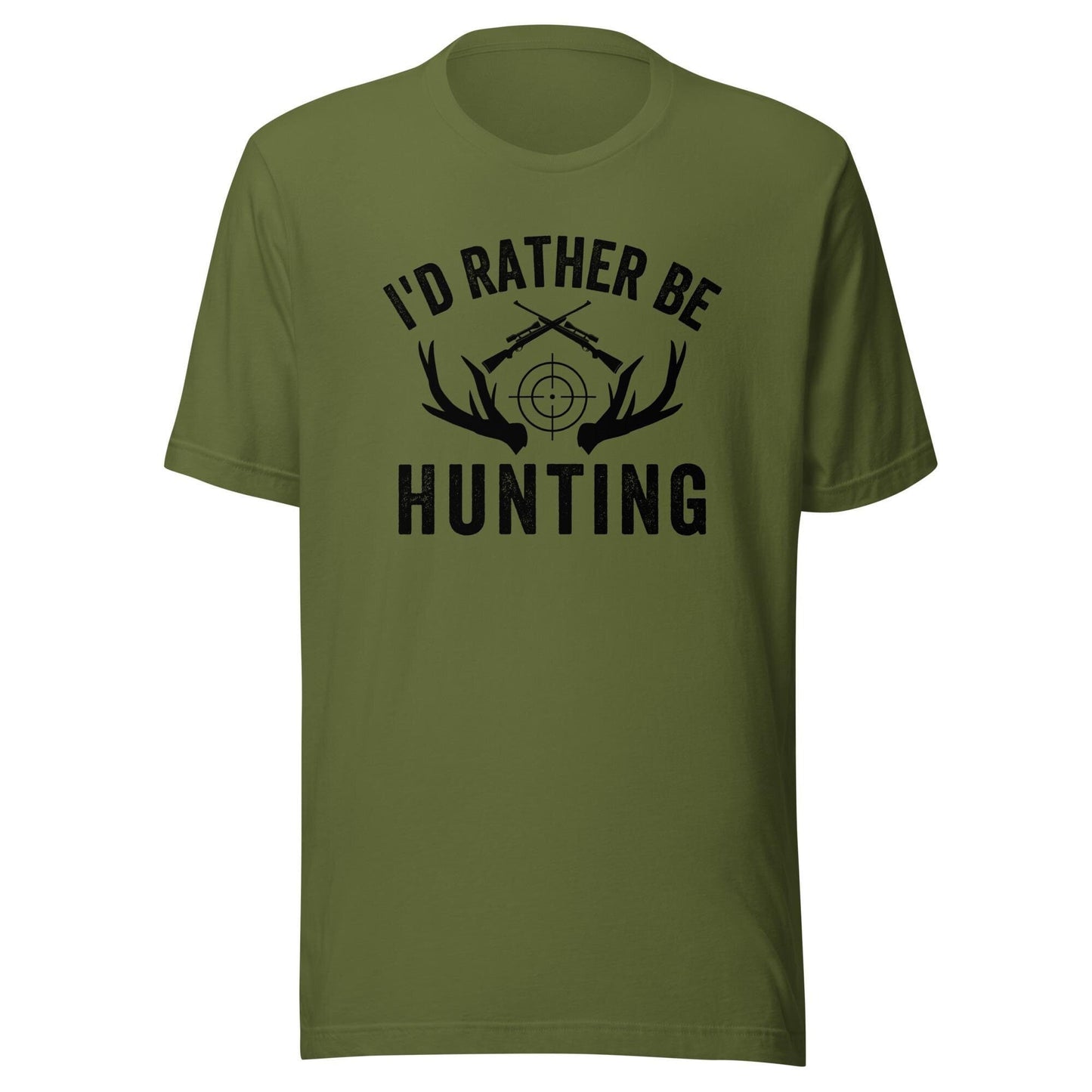 I'd Rather Be Hunting shirt, deer hunting shirt, gift for hunter, hunting gift, hunting dad shirt, funny hunting t-shirts