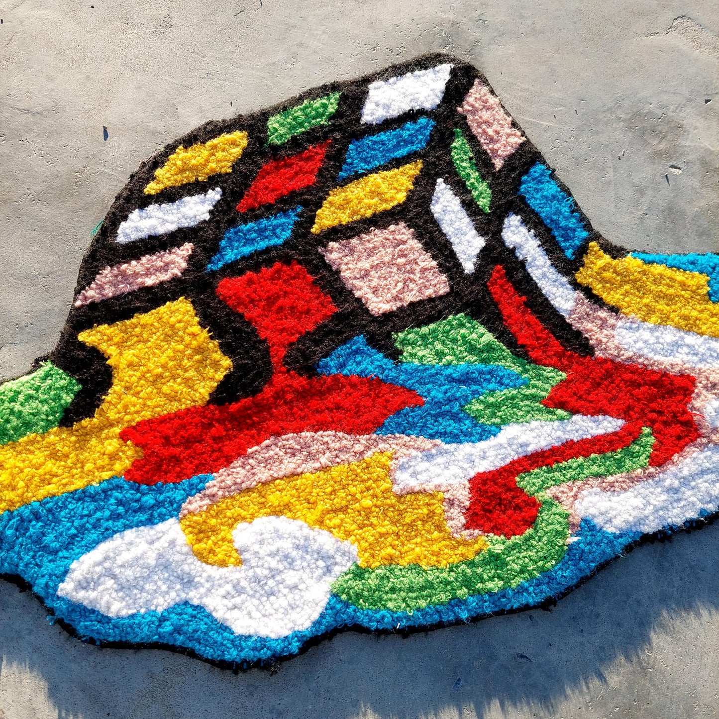 Rubik's Cube Rug,Game Decor,Irregular Rug,Handmade Gift,Colorful Rug,Cool Rugs,Game Rug,Tufted Rug,Handmade Rug,Custom Rug,Area Rug