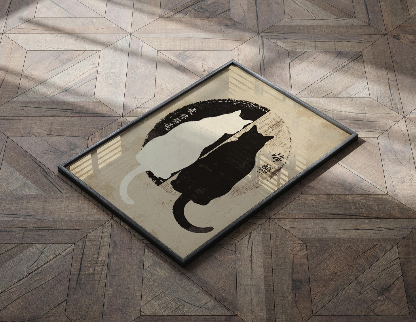 Japanese Cats lovers Poster, Japanese cats art print, Cat Lovers Gift, Japanese VIntage Wall Art, Animal wall art ptint, Gift Idea for her