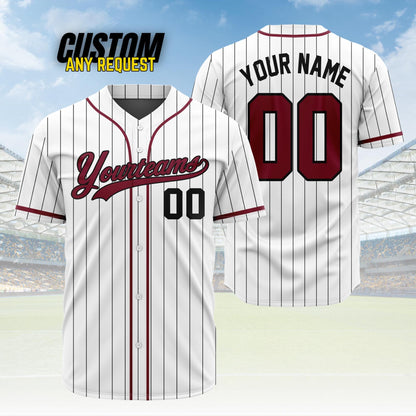 Personalized Team Name And Number Baseball Jersey,Custom Baseball Jersey Shirt, Baseball Jersey Uniform For Fans Baseball Lovers B11