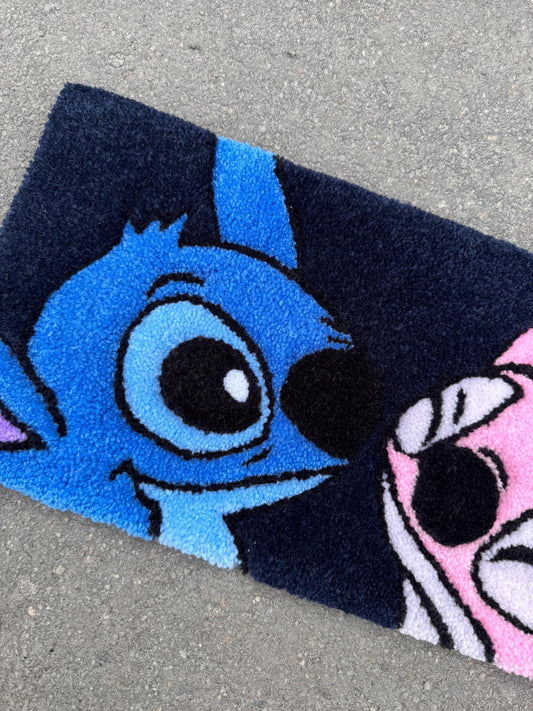 Cartoon keyboard rug