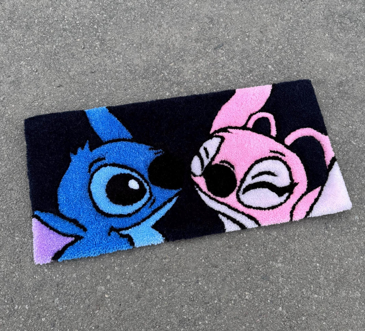 Cartoon keyboard rug