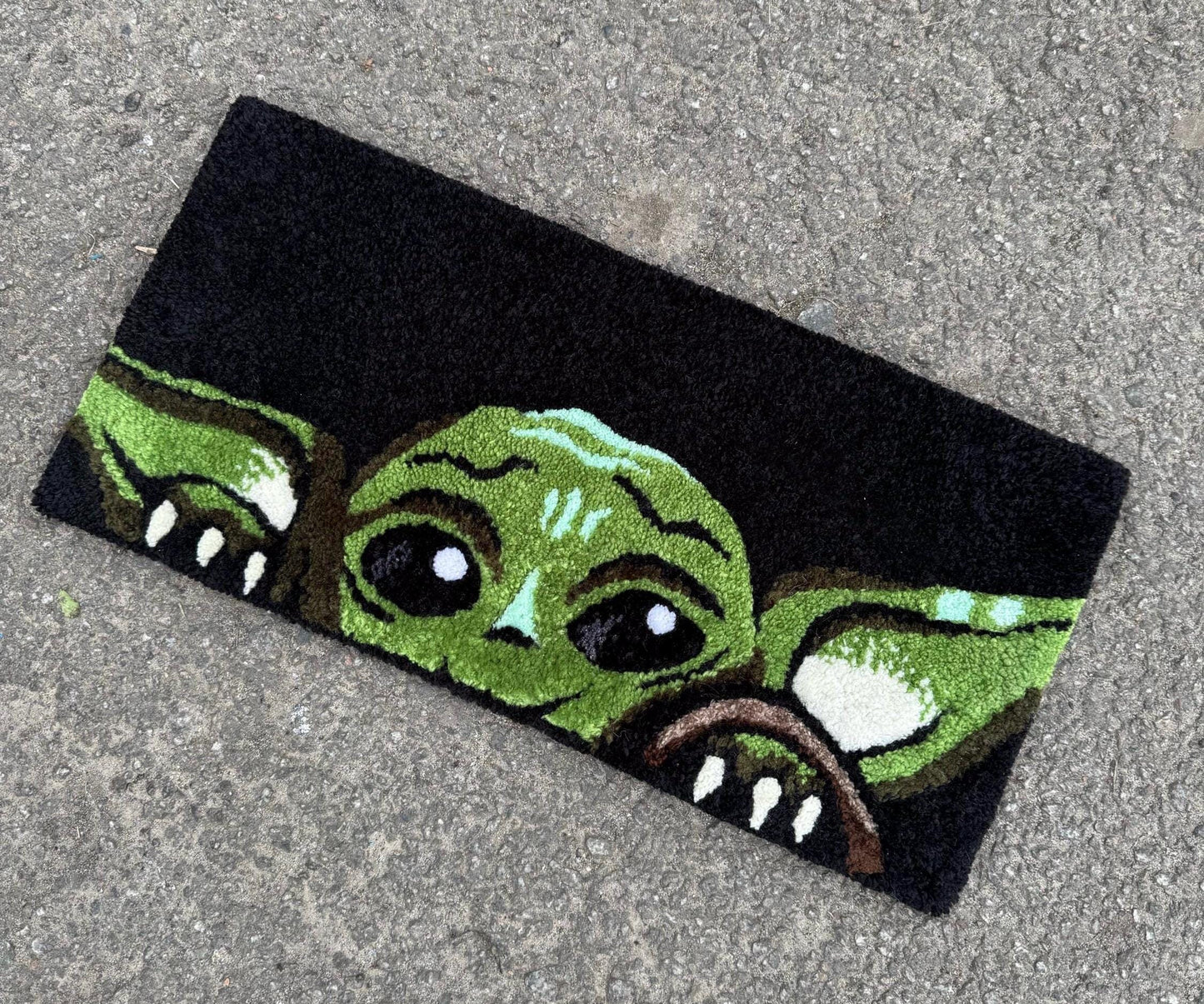 Baby Yoda Cartoon keyboard rug