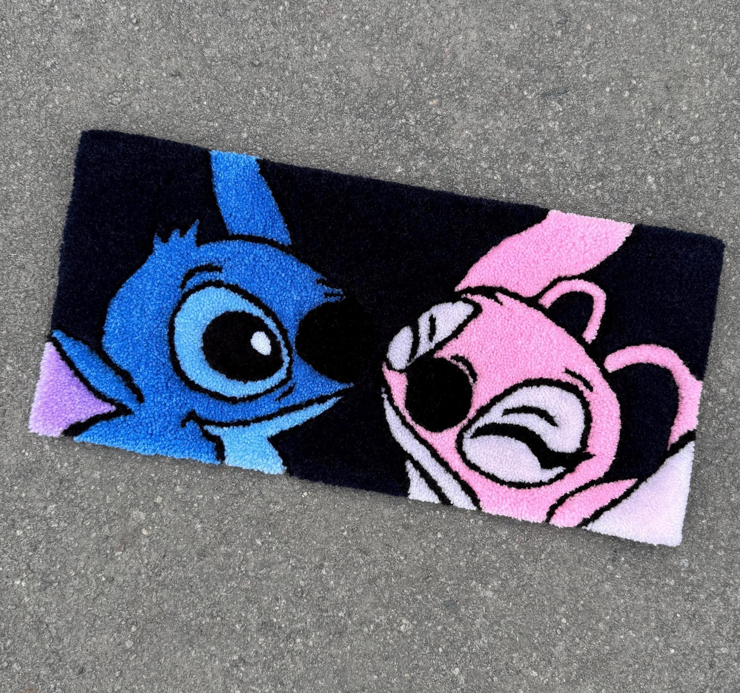 Cartoon keyboard rug