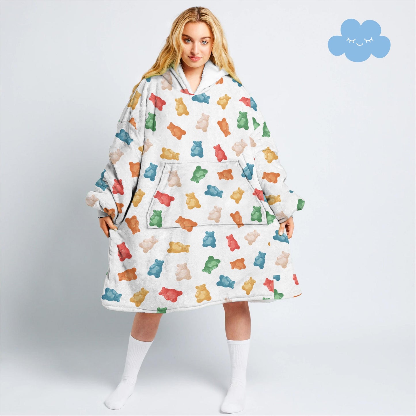 Gummy Bear Hooded Blanket - Unisex Hoodie