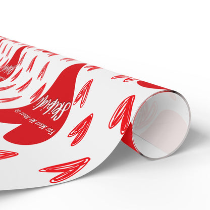 Skibidi Valentine Wrapping Paper: Funny Tween Gift Wrap