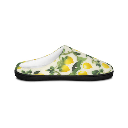Slipper Gifte Lemon Print Women's Indoor Slippers Cozy Home Footwear Perfect Gift for Her Relaxation Self-Care Housewarming Spring Vibes
