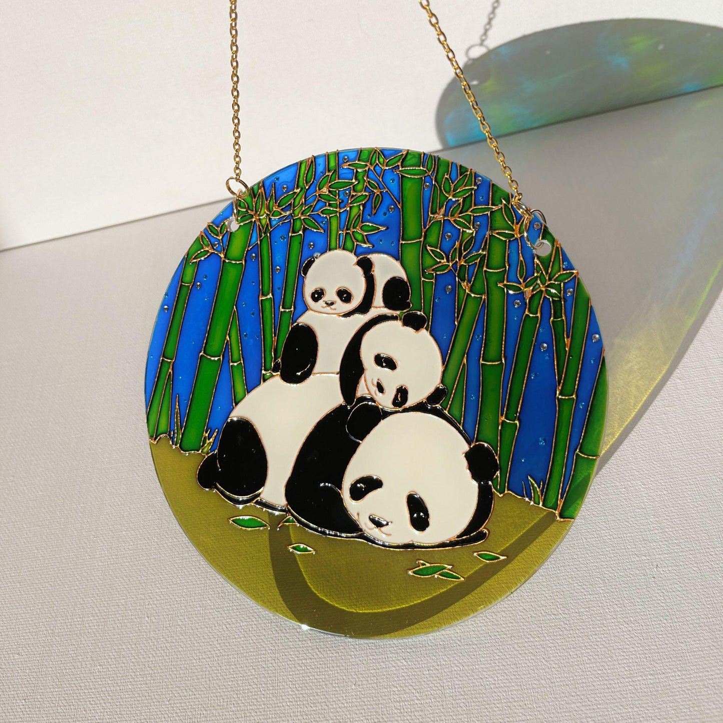 Personalized Memory gift Panda Bear and kids|1, 2, 3 babies| Grandma mom granddaughter| Mathers day gift| Grandpa  son grandson| Family