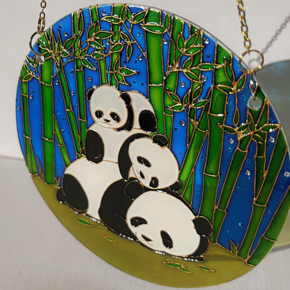 Personalized Memory gift Panda Bear and kids|1, 2, 3 babies| Grandma mom granddaughter| Mathers day gift| Grandpa  son grandson| Family