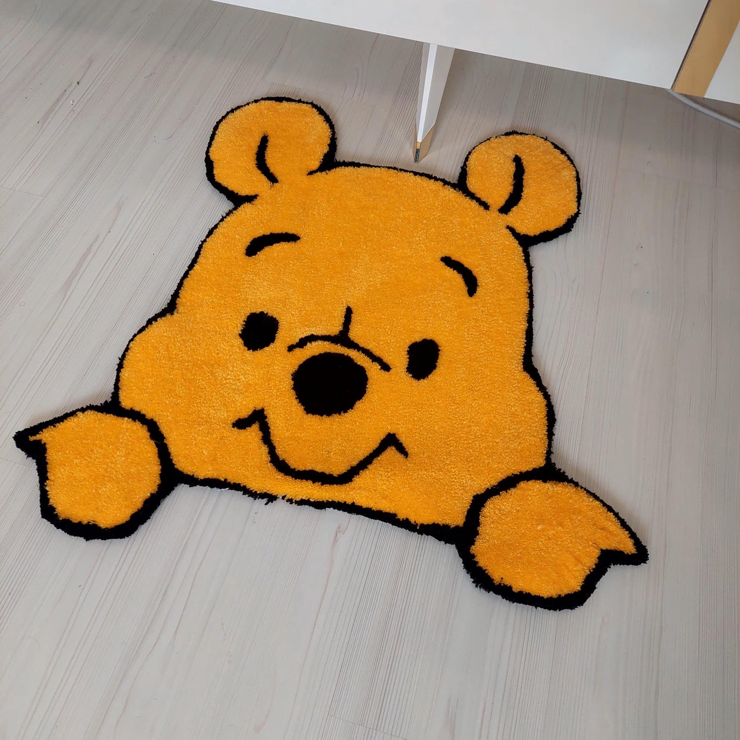 Winnie Rug,Tufted Rug,Handmade Rug,Cartoon Rug,The Pooh Tufted Rug,Kids Room Rug,Cute Rug, Custom Rug,Area Rug,Gift For Kids,Baby Room Rug