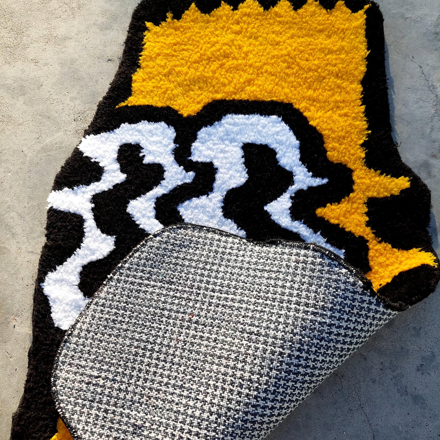 Simpsons Rug,Movie Rug,Tufted Rug,Cool Rugs,Nursery Rug,Unique Rugs,Nursery Decor,Gift for HerAnime Rug,Handmade Rug,Custom Rug,Area Rug