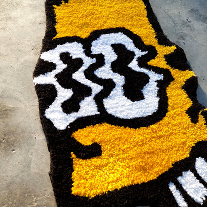 Simpsons Rug,Movie Rug,Tufted Rug,Cool Rugs,Nursery Rug,Unique Rugs,Nursery Decor,Gift for HerAnime Rug,Handmade Rug,Custom Rug,Area Rug
