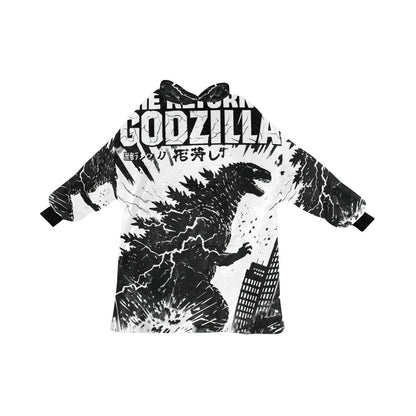Children's Blanket Hoodie Godzilla Blanket Gojira Blanket Kaiju