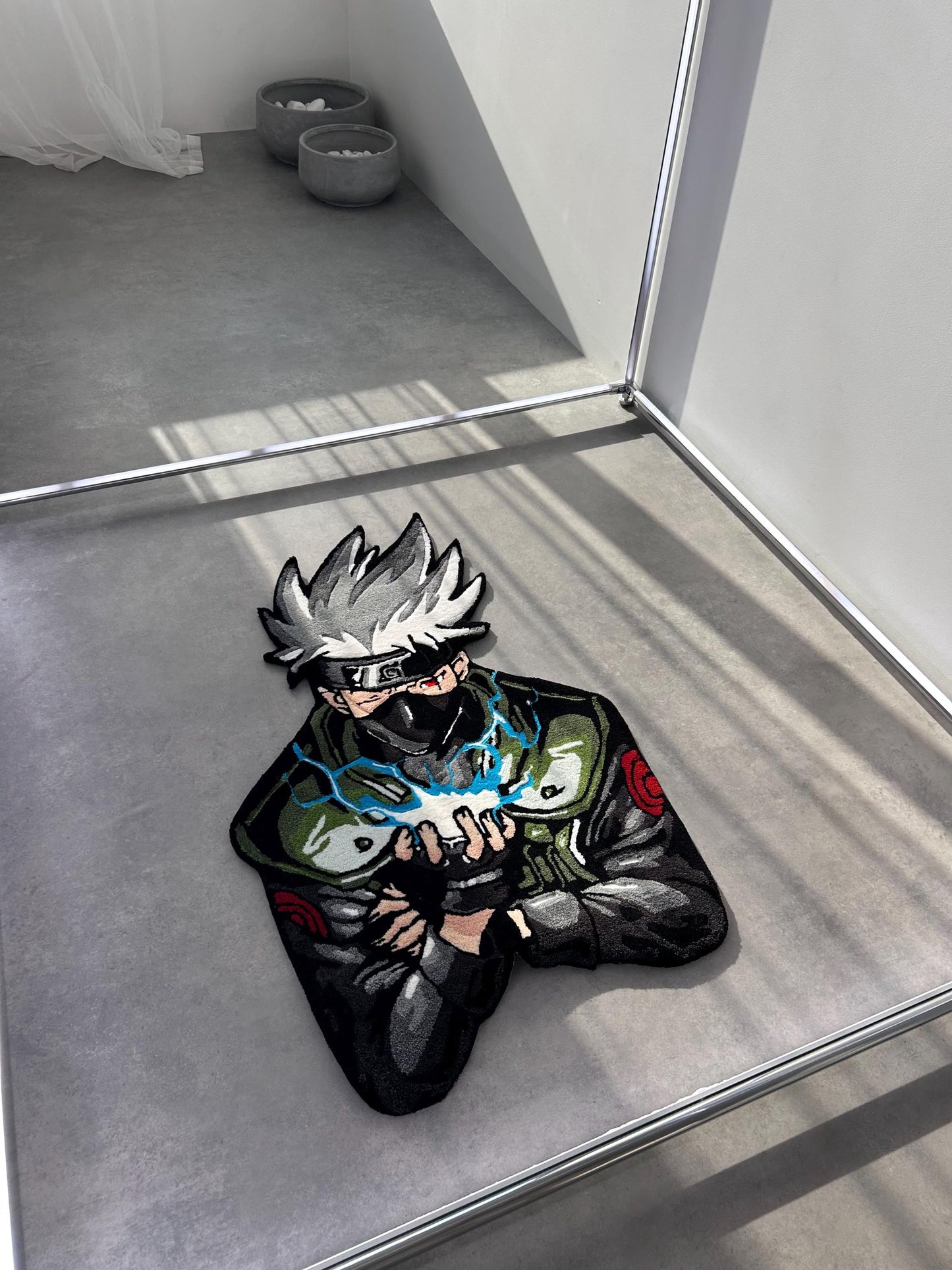 Handmade Anime Character Rug: Custom Home Decor