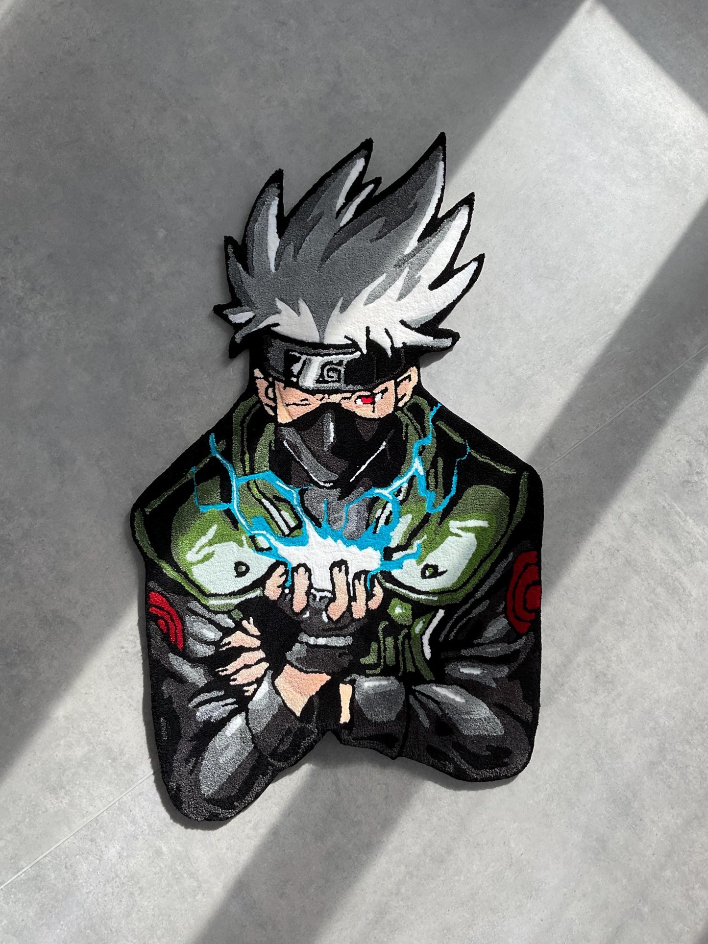 Handmade Anime Character Rug: Custom Home Decor