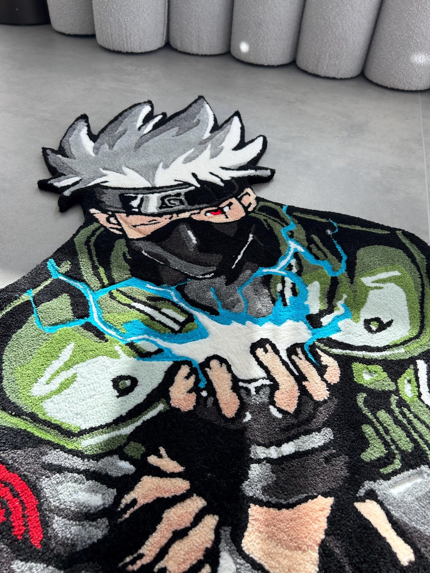Handmade Anime Character Rug: Custom Home Decor