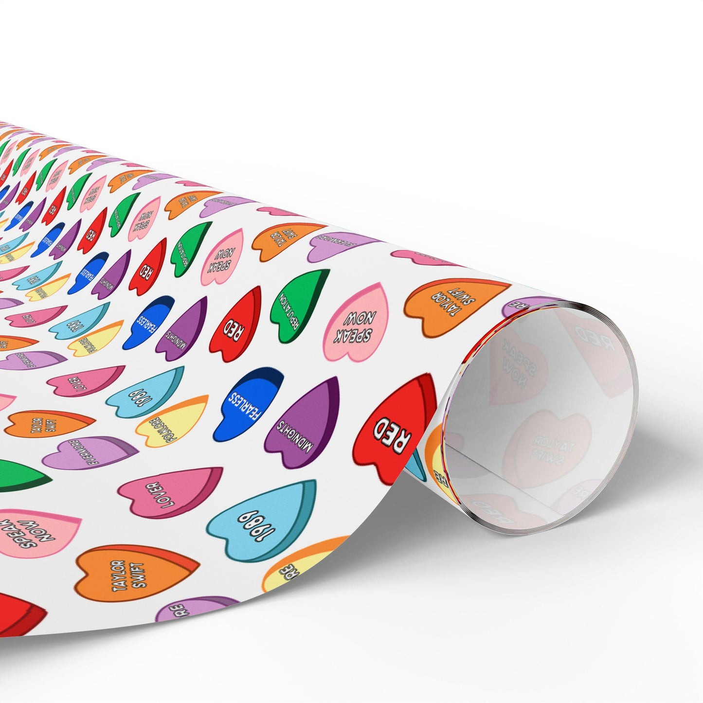 Taylor Valentines Gift Wrapping Paper: Swiftie Hearts Gift Wrap