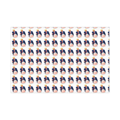 President Trump Gift Wrapping Papers Birthday's Anniversary Graduation, Father's Day Gift Wrap paper