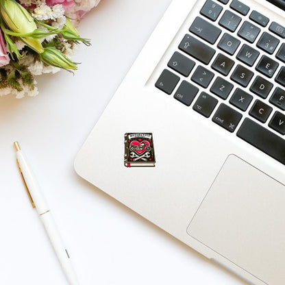 Motorcycle Romance Book Vinyl Sticker | Bookish Stickers | Kindle Stickers | Water Bottle Stickers | Trendy | Romance Tropes | Book Lover