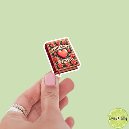 Romance Girlie Book Vinyl Sticker | Bookish Stickers | Kindle Stickers | Water Bottle Stickers | Trendy | Romance Tropes | Book Lover