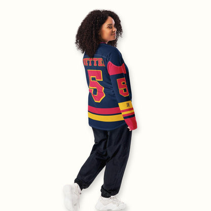 Racing Fan Apparel F1 Unisex Hockey Jersey : Redbull Racing #5 Inspired Unisex Hockey Jersey