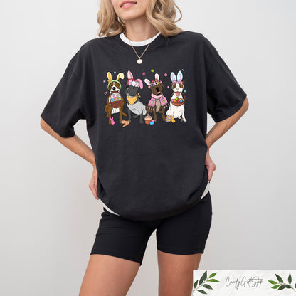 Easter Dogs Cup Sweatshirt, Easter Bunny Tee, Dog Lover Sweater, Easter Dogs Gift, Cute Gift for Dog Lover, Dog Mom Shirt, Easter Graphic