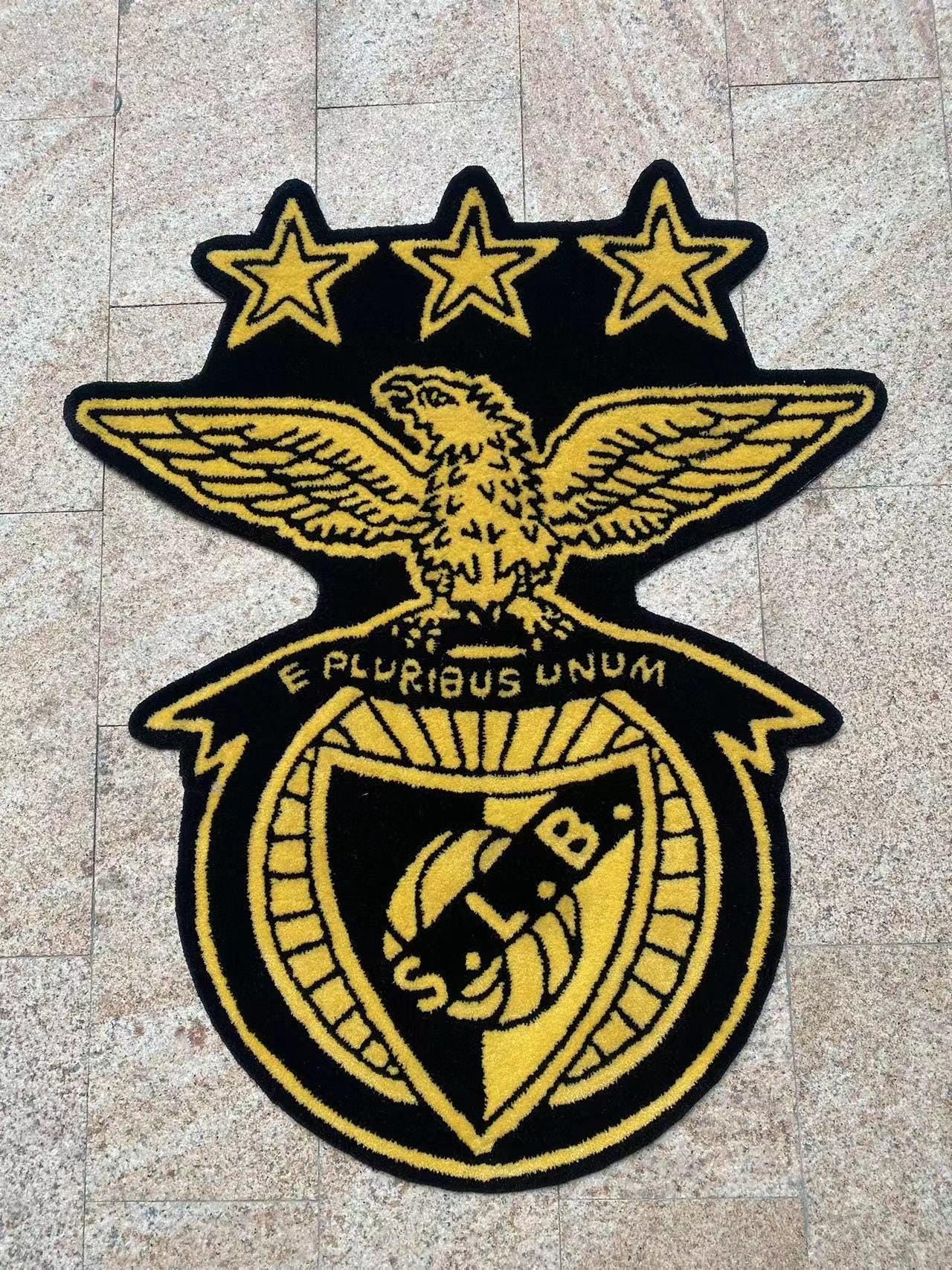 Custom Logo Tufted Rug Design | Personalized Shape Custom Rug | Custom Business Logo Tufted Rugs | Customized Tufting Logo Carpet | Tuft Rug