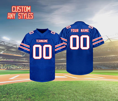 Custom Football jersey,stitched Name Number logo,custom any colors,Team sports uniform,Wedding gift for Men Women youth kid Lions fans bride