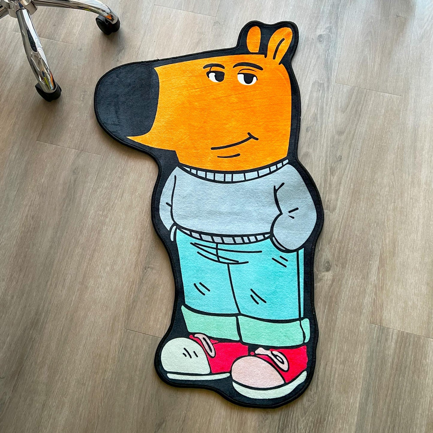 Chill Guy Rug Soft Polyester Carpet