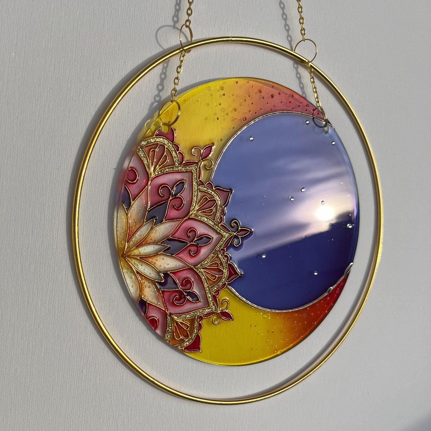 Creative Mandala Suncatcher Cute art for window Kitchen decoration Mothers day gift